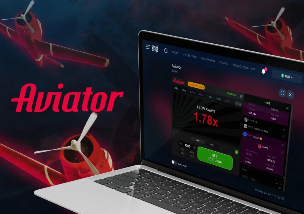 Aviator demo mode to familiarize yourself with the game
